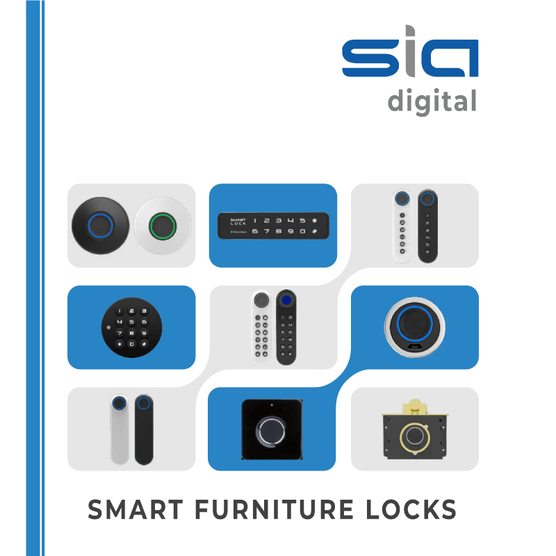 Smart furniture locks
