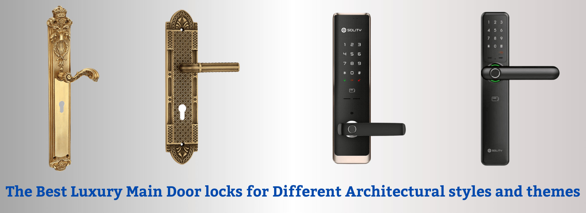 The best luxury main door locks