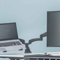 Smart Lift Electric Computer Monitor Arm Laptop Plate | Office Furniture Fittings