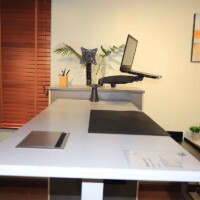 Smart Lift Electric furnished table with stand